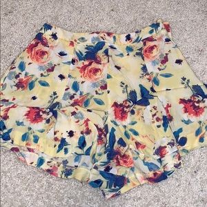 Forever 21 floral shorts